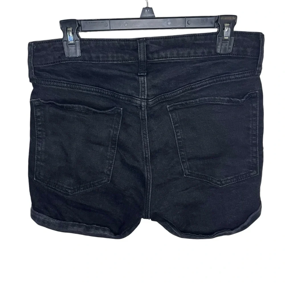 Black High Rise Shorts - Picture 5 of 5